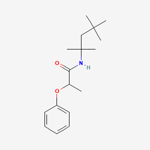 2-phenoxy-N-(2,4,4-trimethylpentan-2-yl)propanamide