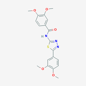 N-[5-(3,4-dimethoxyphenyl)-1,3,4-thiadiazol-2-yl]-3,4-dimethoxybenzamide