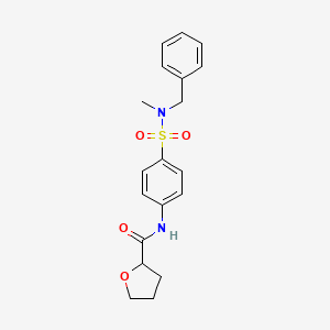 N-(4-{[benzyl(methyl)amino]sulfonyl}phenyl)tetrahydro-2-furancarboxamide