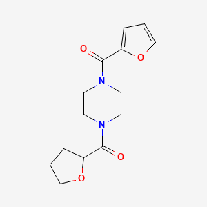 1-(FURAN-2-CARBONYL)-4-(OXOLANE-2-CARBONYL)PIPERAZINE