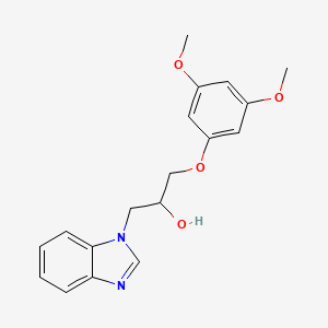 1-(Benzimidazol-1-yl)-3-(3,5-dimethoxyphenoxy)propan-2-ol