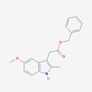 B041536 Benzyl 2-(5-methoxy-2-methyl-1H-indol-3-yl)acetate CAS No. 3285-40-3