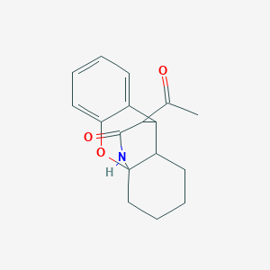 molecular formula C17H19NO3 B4153667 17-acetyl-2-oxa-15-azatetracyclo[7.5.3.0~1,10~.0~3,8~]heptadeca-3,5,7-trien-16-one 