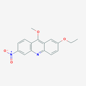 molecular formula C16H14N2O4 B415372 2-Ethoxy-9-methoxy-6-nitroacridine CAS No. 332413-40-8