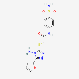 molecular formula C14H14N6O4S2 B4153772 C14H14N6O4S2 