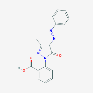2-(3-Methyl-5-oxo-4-phenylazo-4,5-dihydro-pyrazol-1-yl)-benzoic acid