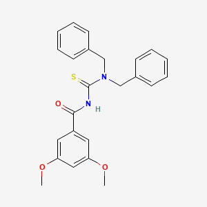 N-[(dibenzylamino)carbonothioyl]-3,5-dimethoxybenzamide