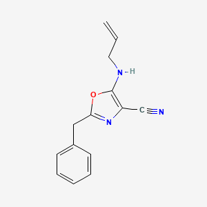 5-(allylamino)-2-benzyl-1,3-oxazole-4-carbonitrile