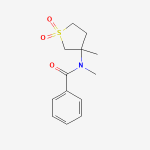 N-methyl-N-(3-methyl-1,1-dioxidotetrahydro-3-thienyl)benzamide