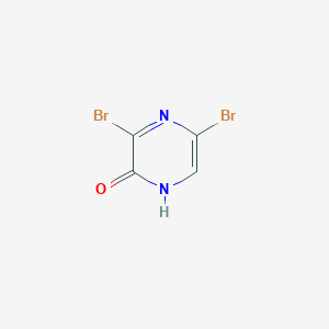 molecular formula C4H2Br2N2O B041542 3,5-二溴-2-羟基吡嗪 CAS No. 21943-15-7