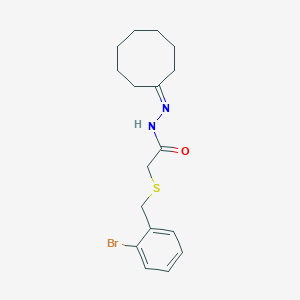 2-[(2-bromobenzyl)sulfanyl]-N'-cyclooctylideneacetohydrazide