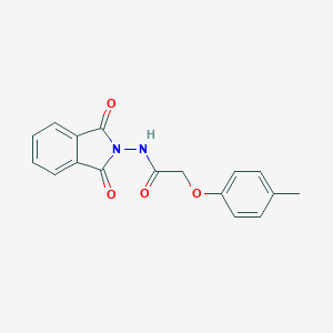 molecular formula C17H14N2O4 B415443 N-(1,3-dioxo-1,3-dihydro-2H-isoindol-2-yl)-2-(4-methylphenoxy)acetamide 