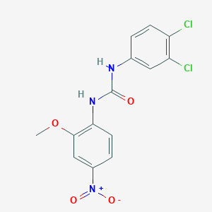 1-(3,4-Dichlorophenyl)-3-(2-methoxy-4-nitrophenyl)urea