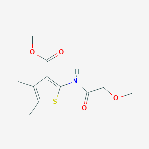 methyl 2-[(methoxyacetyl)amino]-4,5-dimethyl-3-thiophenecarboxylate