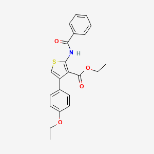 ethyl 2-(benzoylamino)-4-(4-ethoxyphenyl)-3-thiophenecarboxylate