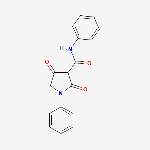 2,4-dioxo-N,1-diphenyl-3-pyrrolidinecarboxamide