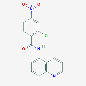 2-chloro-4-nitro-N-5-quinolinylbenzamide