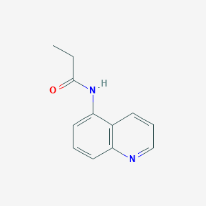 N-(quinolin-5-yl)propanamide