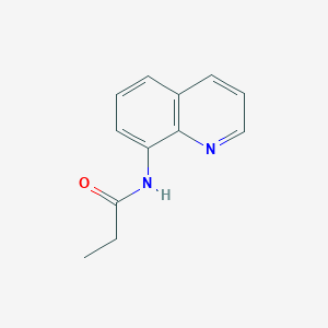 molecular formula C12H12N2O B4154821 N-quinolin-8-ylpropanamide 