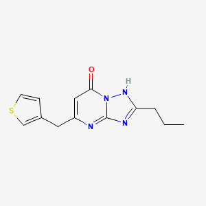 2-propyl-5-(3-thienylmethyl)[1,2,4]triazolo[1,5-a]pyrimidin-7(4H)-one