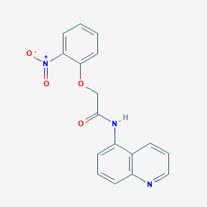 2-(2-nitrophenoxy)-N-5-quinolinylacetamide