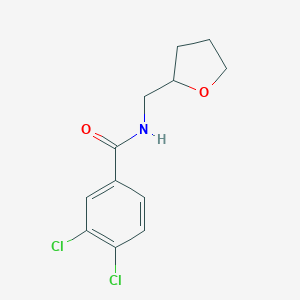 3,4-dichloro-N-(oxolan-2-ylmethyl)benzamide