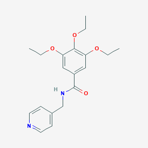 molecular formula C19H24N2O4 B415507 3,4,5-triethoxy-N-(4-pyridinylmethyl)benzamide 