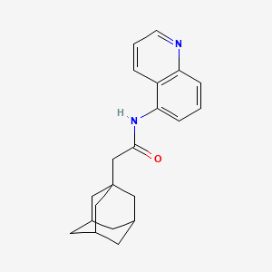 2-(1-adamantyl)-N-quinolin-5-ylacetamide