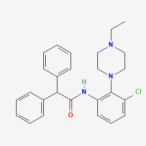 N-[3-chloro-2-(4-ethylpiperazin-1-yl)phenyl]-2,2-diphenylacetamide