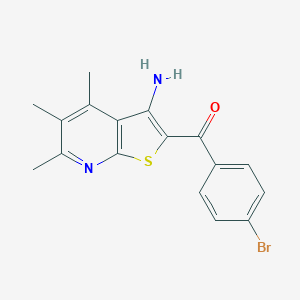 (3-Amino-4,5,6-trimethylthieno[2,3-b]pyridin-2-yl)(4-bromophenyl)methanone