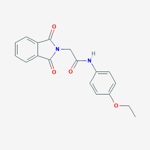 molecular formula C18H16N2O4 B415522 2-(1,3-dioxo-1,3-dihydro-2H-isoindol-2-yl)-N-(4-ethoxyphenyl)acetamide CAS No. 313267-19-5
