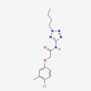 N-(2-butyl-2H-tetrazol-5-yl)-2-(4-chloro-3-methylphenoxy)acetamide