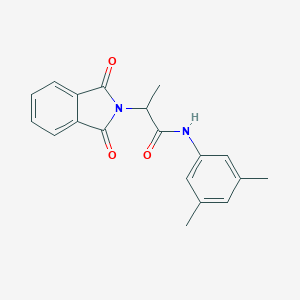 molecular formula C19H18N2O3 B415533 N-(3,5-dimethylphenyl)-2-(1,3-dioxoisoindol-2-yl)propanamide CAS No. 313267-29-7