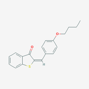 molecular formula C19H18O2S B415544 2-(4-Butoxy-benzylidene)-benzo[b]thiophen-3-one 
