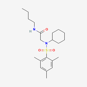 N~1~-butyl-N~2~-cyclohexyl-N~2~-(mesitylsulfonyl)glycinamide