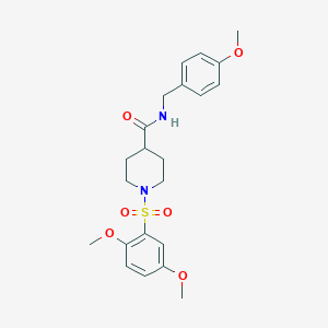 1-[(2,5-dimethoxyphenyl)sulfonyl]-N-(4-methoxybenzyl)-4-piperidinecarboxamide