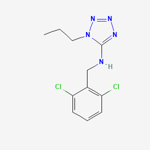 N-[(2,6-dichlorophenyl)methyl]-1-propyltetrazol-5-amine