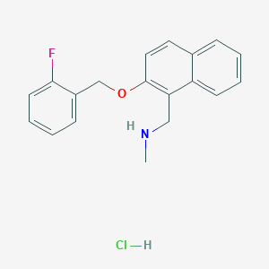 ({2-[(2-fluorobenzyl)oxy]-1-naphthyl}methyl)methylamine hydrochloride