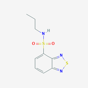 molecular formula C9H11N3O2S2 B415584 N-propyl-2,1,3-benzothiadiazole-4-sulfonamide CAS No. 353252-85-4