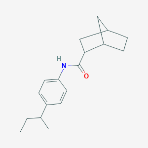 molecular formula C18H25NO B415594 N-(4-sec-butylphenyl)bicyclo[2.2.1]heptane-2-carboxamide 