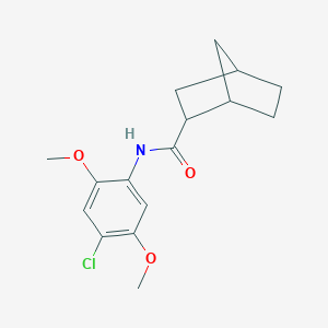 molecular formula C16H20ClNO3 B415597 N-(4-chloro-2,5-dimethoxyphenyl)bicyclo[2.2.1]heptane-2-carboxamide 