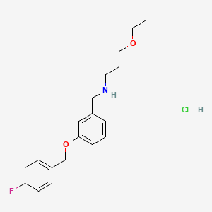 (3-ethoxypropyl){3-[(4-fluorobenzyl)oxy]benzyl}amine hydrochloride