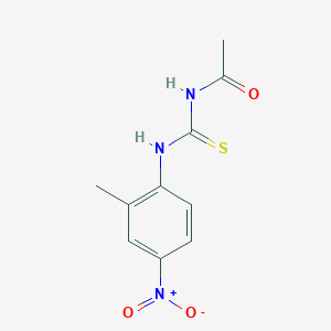 N-{[(2-methyl-4-nitrophenyl)amino]carbonothioyl}acetamide