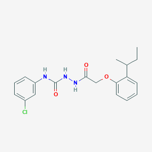 2-[(2-sec-butylphenoxy)acetyl]-N-(3-chlorophenyl)hydrazinecarboxamide