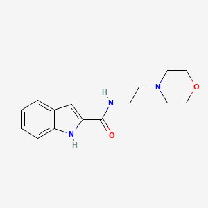 N-[2-(4-morpholinyl)ethyl]-1H-indole-2-carboxamide