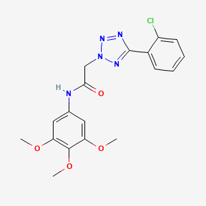 2-[5-(2-CHLOROPHENYL)-2H-1,2,3,4-TETRAZOL-2-YL]-N-(3,4,5-TRIMETHOXYPHENYL)ACETAMIDE