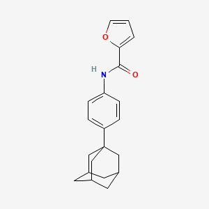 molecular formula C21H23NO2 B4156304 N-[4-(1-adamantyl)phenyl]-2-furamide 