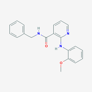 molecular formula C20H19N3O2 B4156349 N-benzyl-2-[(2-methoxyphenyl)amino]nicotinamide 