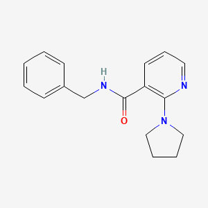 N-benzyl-2-pyrrolidin-1-ylpyridine-3-carboxamide