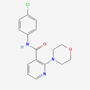 N-(4-chlorophenyl)-2-morpholin-4-ylpyridine-3-carboxamide